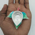 Pure Silver Blue Green Bilva Patram Diya 14.33g